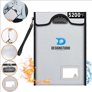 Fireproof Document Bag With Lock